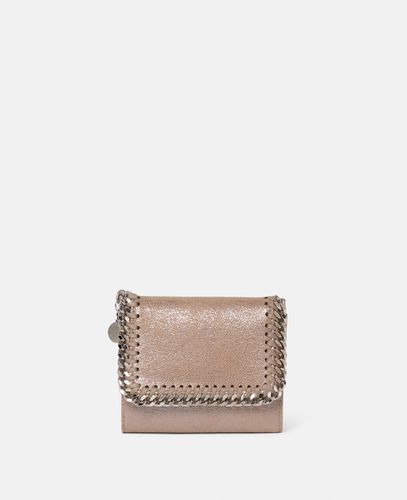 Portafoglio Falabella Piccolo con Patta Perlescente, Donna - Stella McCartney - Modalova