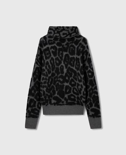 Maglione Dolcevita in Jacquard Leopardo, Donna, /, Taglia: M - Stella McCartney - Modalova