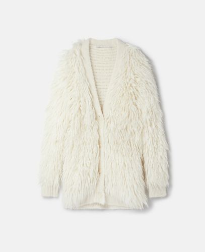 Oversized Shaggy Cardigan, Woman, , Size: L - Stella McCartney - Modalova