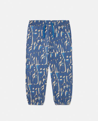 Pantaloni Sportivi con Stampa Stella, Donna, , Taglia: 8 - Stella McCartney - Modalova