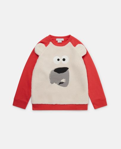 Polar Bear Fleece Sweatshirt, Woman, , Size: 5 - Stella McCartney - Modalova