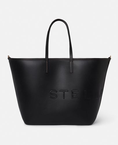 Logo Monochrome Large Tote Bag, Woman - Stella McCartney - Modalova