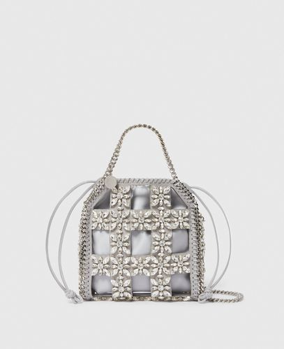 Tote Micro Falabella con Gabbia in Cristallo, Donna - Stella McCartney - Modalova