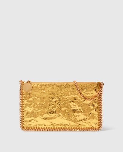 Crinkled Metallic Falabella Wallet Crossbody Bag, Woman - Stella McCartney - Modalova