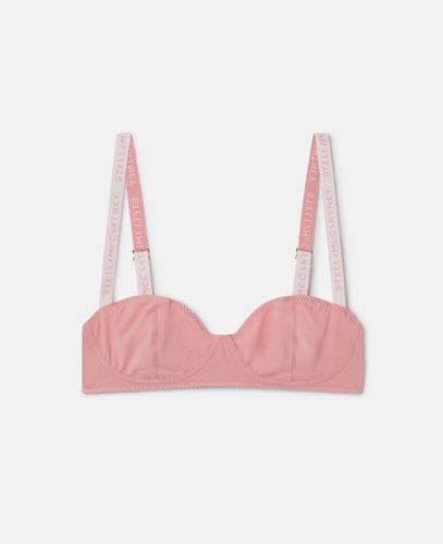 Reggiseno con fascia con logo e coppa morbida con ferretto, Donna, , Taglia: L - Stella McCartney - Modalova