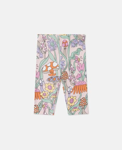 Legging elasticizzati con stampa foresta, Donna, , Taglia: 24m - Stella McCartney - Modalova