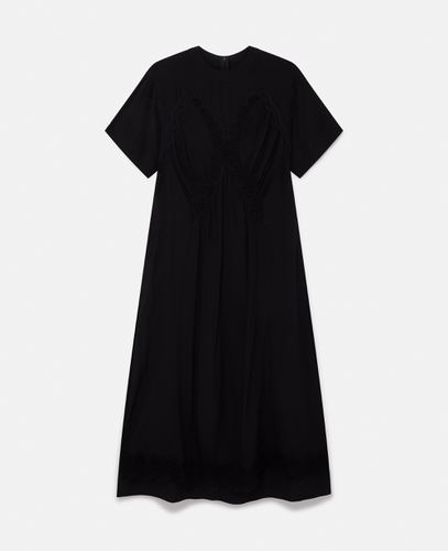 Lace Insert Short Sleeve Maxi Dress, Woman, , Size: 44 - Stella McCartney - Modalova