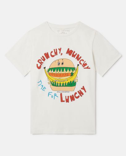 Crunchy Lunchy T-Shirt, Woman, , Size: 8 - Stella McCartney - Modalova