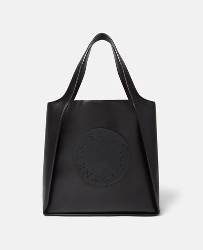 Quadratische Tote Bag mit Stella Logo, Frau - Stella McCartney - Modalova