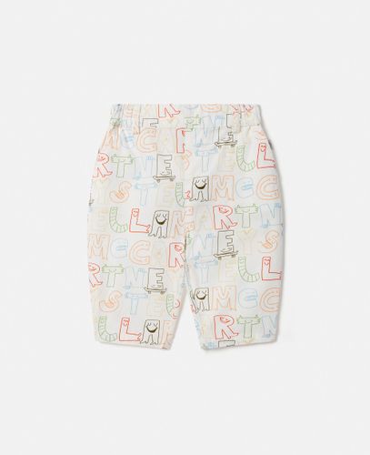 Lettering Print Trousers, , Size: 3m - Stella McCartney - Modalova