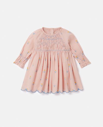 Abito a Maniche Lunghe con Ricamo Floreale, Donna, , Taglia: 3m - Stella McCartney - Modalova