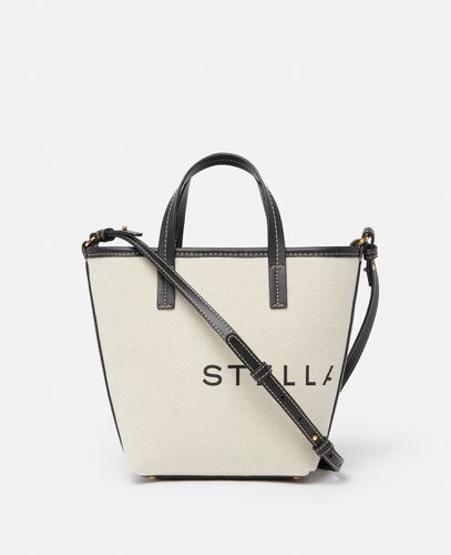 Umhaenge Tote Bag mit Logo aus Canvas, Frau - Stella McCartney - Modalova