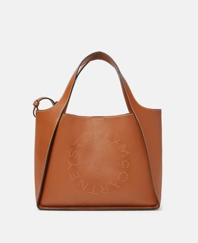 Borsa Tote a Tracolla con Manico Superiore e Logo, Donna - Stella McCartney - Modalova