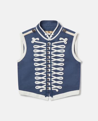 Gilet corto con corda intrecciata, Donna, , Taglia: 5 - Stella McCartney - Modalova