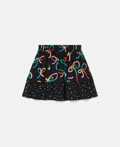 Ribbon Print Polka-Dot Skirt, Woman, , Size: 4 - Stella McCartney - Modalova