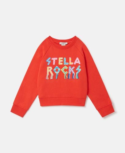 Stella Rocks Sweatshirt, Woman, , Size: 8 - Stella McCartney - Modalova