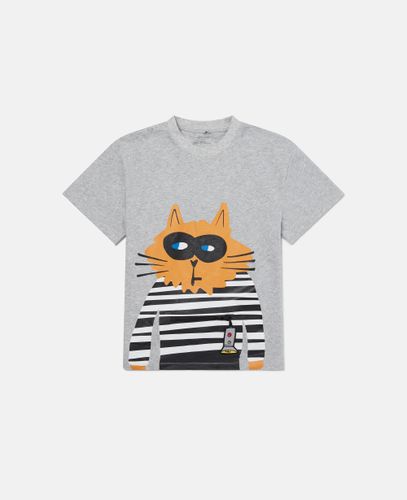 Cat Graphic T-Shirt, , Size: 3 - Stella McCartney - Modalova