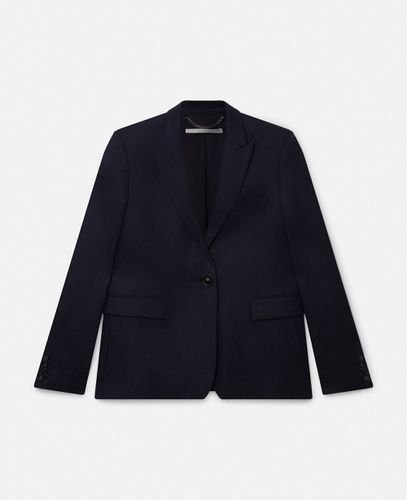 Einreihiger Blazer aus Wolle, Frau, , Größe: 38 - Stella McCartney - Modalova