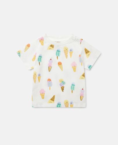 Ice Print T-Shirt, Woman, , Size: 9m - Stella McCartney - Modalova