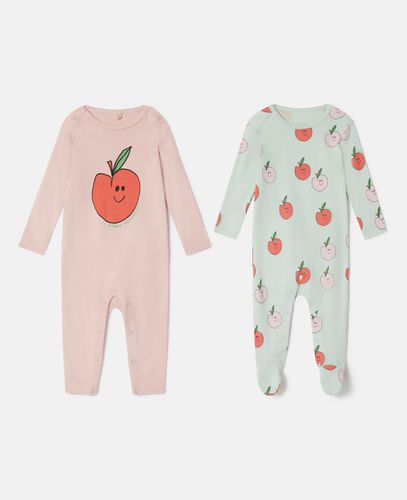 Apple Print Sleepsuit Set, Donna, /, Taglia: 1m - Stella McCartney - Modalova