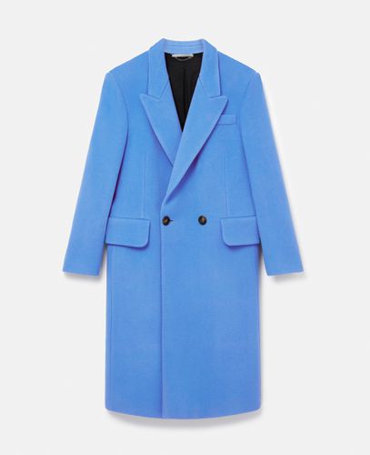 Cappotto Doppiopetto Lungo in Lana, Donna, , Taglia: 42 - Stella McCartney - Modalova