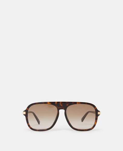 Sonnenbrille mit gerader Kante, Frau - Stella McCartney - Modalova