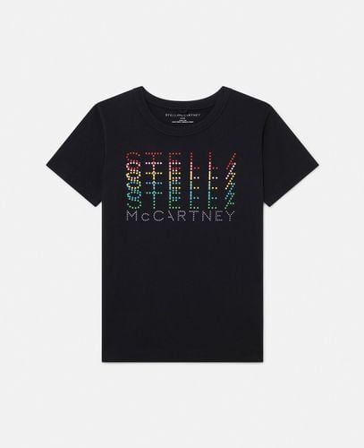 T-Shirt mit Logo-Motiv, Frau, , Größe: 12 - Stella McCartney - Modalova