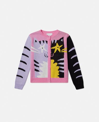 Felpa con Grafica Gatto, , Taglia: 10 - Stella McCartney - Modalova