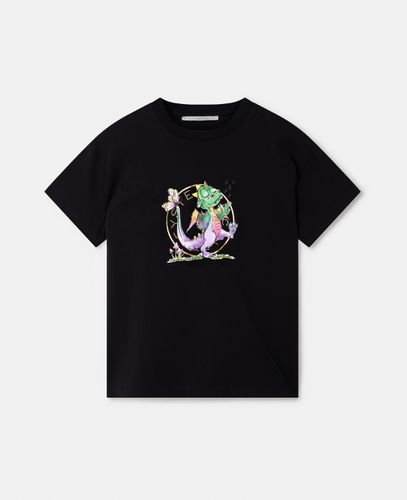 T-Shirt mit Year of the Dragon"-Print, Frau, , Größe: XS - Stella McCartney - Modalova