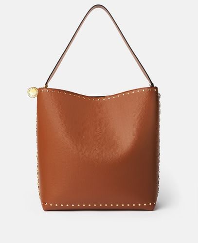 Borsa tote Frayme in Alter Mat zigrinato con borchie, Donna - Stella McCartney - Modalova