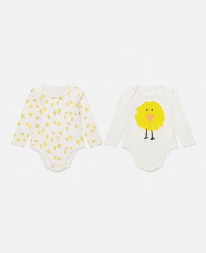 Chick Pattern Sleepsuit Set, Woman, , Size: 1m - Stella McCartney - Modalova