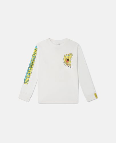 Sponge Bob Graphic Long Sleeve T-Shirt, Donna, , Taglia: 6 - Stella McCartney - Modalova