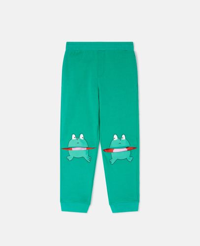 Frog Graphic Elasticated Joggers, , Size: 10 - Stella McCartney - Modalova