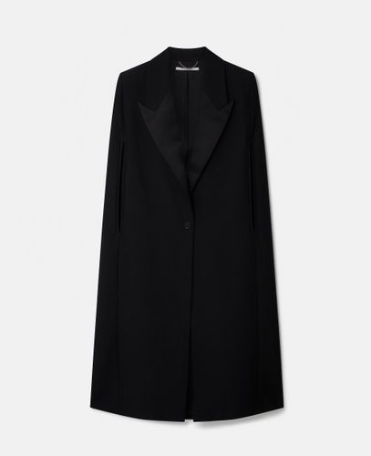 Cappotto a mantella da smoking sartoriale, Donna, , Taglia: 40 - Stella McCartney - Modalova