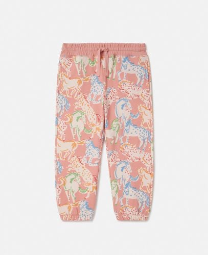 Jogginghose mit Pferde-Print, Frau, , Größe: 4 - Stella McCartney - Modalova