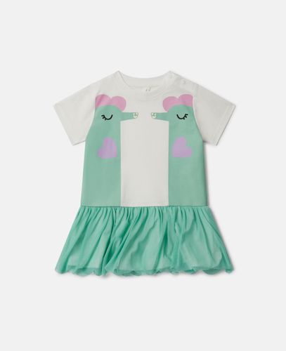 Abito T-shirt con doppia stampa cavalluccio marino, Donna, /, Taglia: 24m - Stella McCartney - Modalova