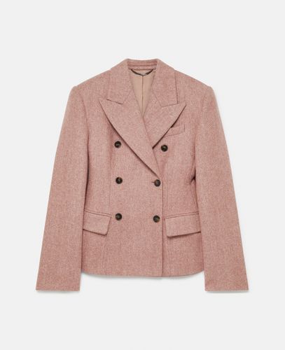 Blazer Doppiopetto Modellato, Donna, , Taglia: 40 - Stella McCartney - Modalova