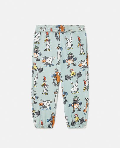 Jogginghose mit Tier-Print, Frau, , Größe: 2 - Stella McCartney - Modalova