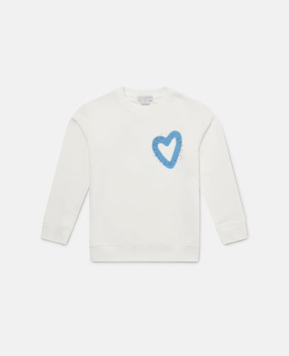 Felpa con Grafica Cuore Graffiti, , Taglia: 14 - Stella McCartney - Modalova