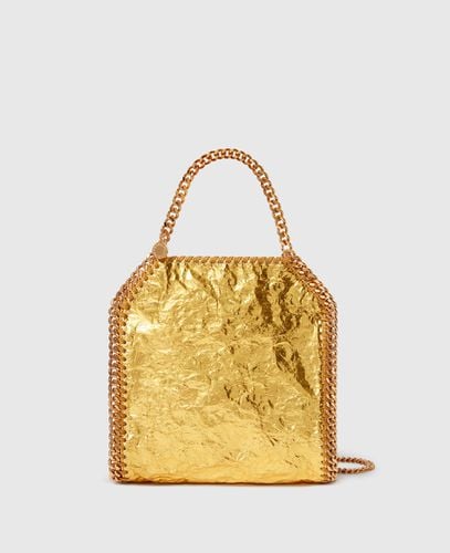 Borsa Tote Mini Falabella Metallizzata Effetto Increspato, Donna - Stella McCartney - Modalova