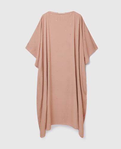 Kaftan-Kleid mit bleifreien Kristallen, Frau, , Größe: S - Stella McCartney - Modalova