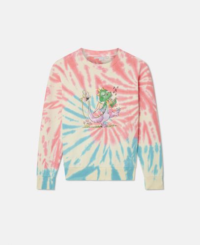 Year of the Dragon Tie-Dye Sweatshirt, Woman, , Size: M - Stella McCartney - Modalova