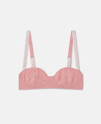 Reggiseno con fascia con logo e coppa morbida con ferretto, Donna, , Taglia: M - Stella McCartney - Modalova