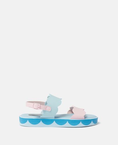 Scalloped Ankle-Buckle Sandals, Woman, /, Size: 32 - Stella McCartney - Modalova