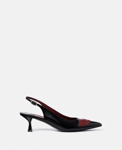 Scarpe con Tacco Elsa con Applicazione Labbra, Donna, , Taglia: 35 - Stella McCartney - Modalova