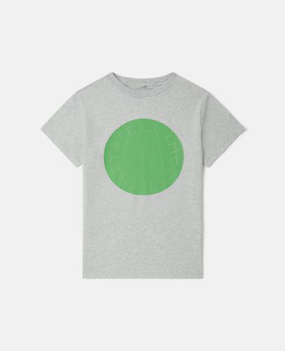 Medallion Logo Disc T-Shirt, Donna, , Taglia: 10 - Stella McCartney - Modalova