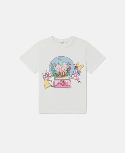 Fairies Print Crewneck T-Shirt, Woman, , Size: 4 - Stella McCartney - Modalova