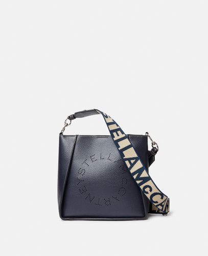 Borsa a spalla in Alter Mat zigrinato Logo, Donna - Stella McCartney - Modalova