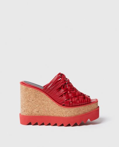 Sneak-Elyse Woven Platform Wedge Sandals, Woman, , Size: 37 - Stella McCartney - Modalova