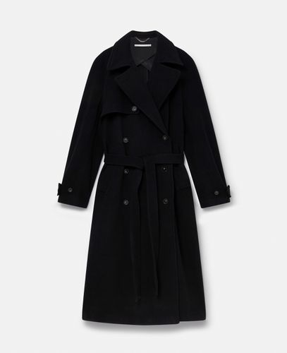 Cappotto Lungo con Cintura e Maniche Larghe e Arrotondate, Donna, , Taglia: 38 - Stella McCartney - Modalova